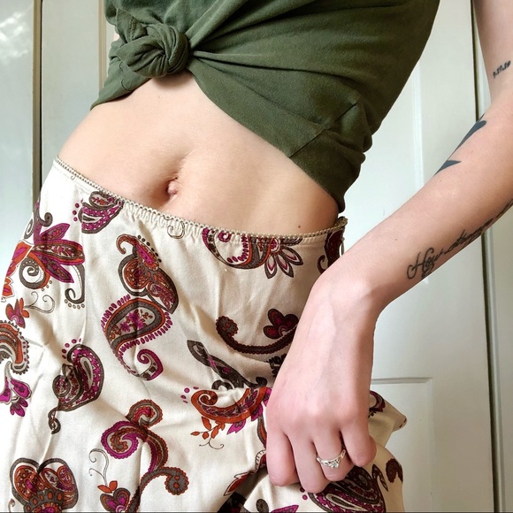 Vintage 90s/Y2K Paisley Skirt - Picture 2 of 4